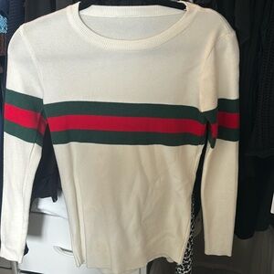 Women's Gucci look-alike sweater in size medium